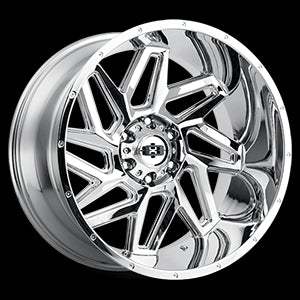 20x10 Vision 361 Spyder Chrome 5x127 5x5 ET-25 Wheel Rim