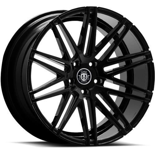 22x9 Curva C48 Gloss Black 5x130 ET40 wheel/rim