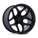 17x9 Fuel Off-Road Flux Blackout 5x127 ET-12 CB71.5 Wheel Rim