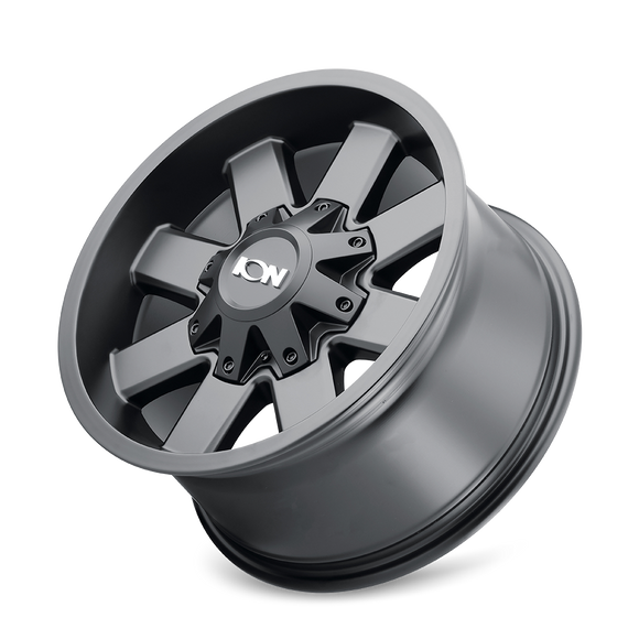 17x9 Ion 141 Satin Black 5x127 ET18 CB87 Wheel Rim
