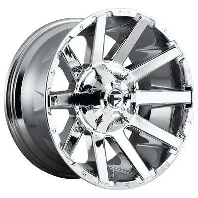 20X10 Fuel D614 Contra Chrome Plated 6X135/6X139.7 ET-19 wheel/rim