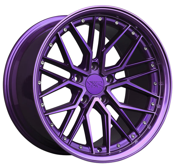 18x8.5 XXR 571 Diamond Cut Purple Wheel 5x4.5 ET35 CB73.1