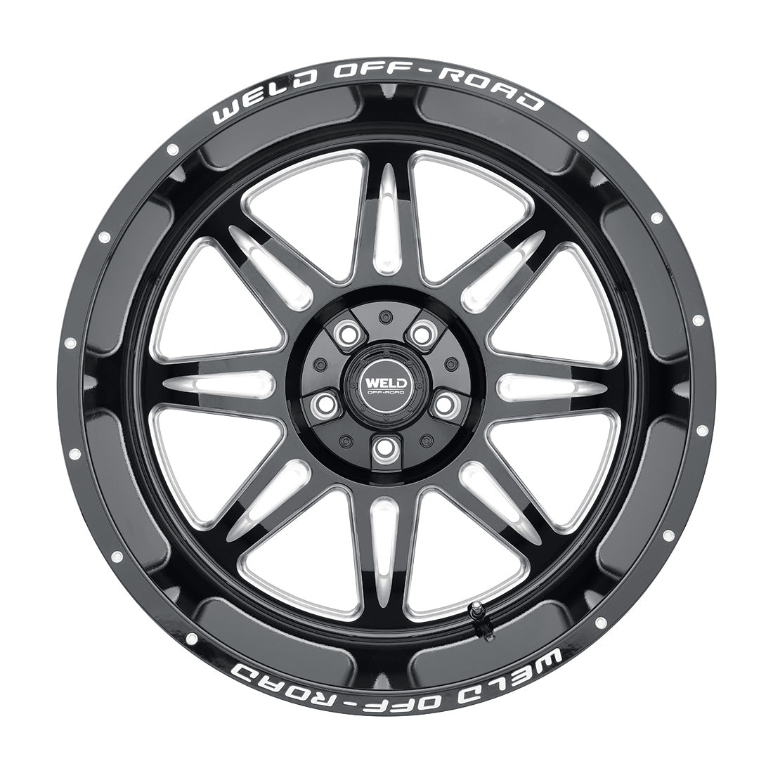 22x12 WELD Off-Road Cheyenne Black Mill 5x139.7 5x150 5x5.5 ET-44 Wheel