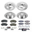 PowerStop Z23 Daily Driver Carbon-Fiber Ceramic Brake Pad and Drilled & Slotted