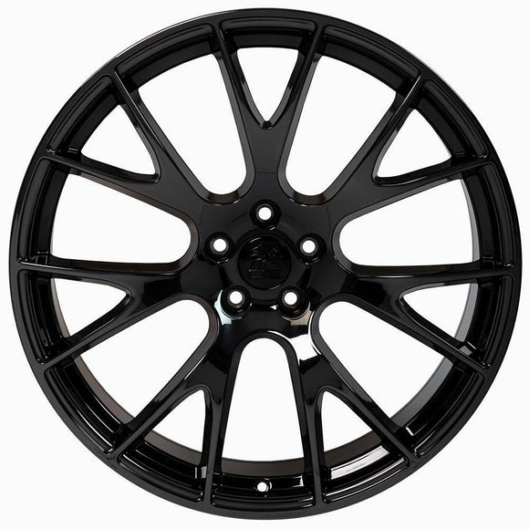 20" fits Dodge - Hellcat Style Replica Wheel - Black 20x9