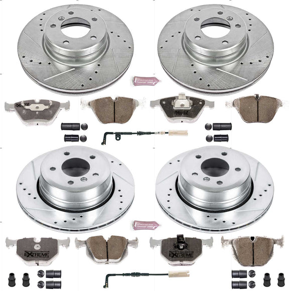 PowerStop Z26 Street Performance Ceramic Brake Pad and Drilled & Slotted Rotor K