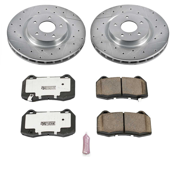 PowerStop Z26 Street Performance Ceramic Brake Pad and Drilled & Slotted Rotor K