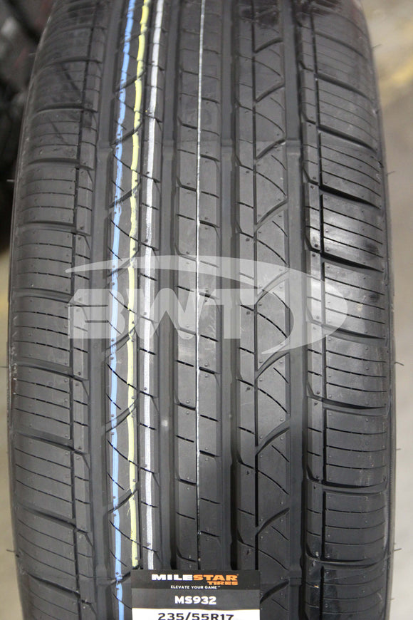 235/55R17 Milestar MS932 Sport 99V BSW SL 235 55 17 2355517