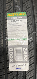 Westlake SU318 HT Tire 255/60R19 109H BSW SL 255 60 19 2556019