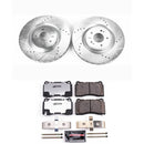 PowerStop Z26 Street Performance Ceramic Brake Pad and Drilled & Slotted Rotor K