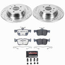 PowerStop Z36 Carbon-Fiber Ceramic Brake Pad with Drilled and Slotted Rotor Kit