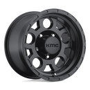 16X9 KMC KM522 ENDURO Matte Black 5X135 ET-12 wheel/rim-1