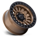 18X9 KMC KM552 IMS Matte Bronze With Gloss Black Lip 6x139.7 ET0 Wheel Rim