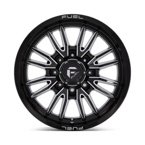 20x9 Fuel Off-Road D761 Clash Gloss Black Milled 8x180 ET20 CB124.2 Wheel Rim