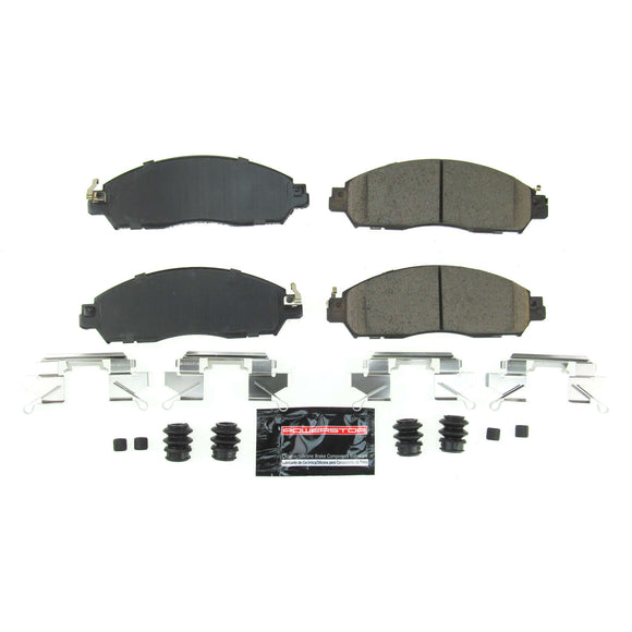 PowerStop Z23 Evolution Sport Carbon-Fiber Brake Pads With Hardware