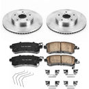 PowerStop OE Stock Replacement Low-Dust Ceramic Brake Pad and Rotor Kit
