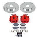 PowerStop Z23 Daily Driver Carbon-Fiber Ceramic Pads Drilled & Slotted Rotor & C