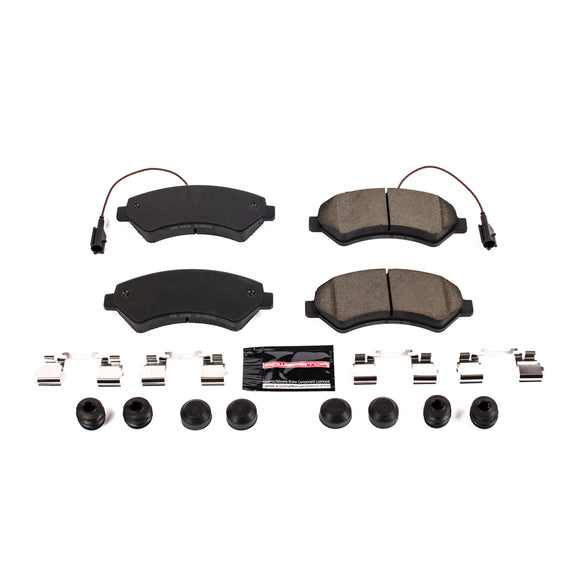 PowerStop Z23 Evolution Sport Carbon-Fiber Brake Pads With Hardware