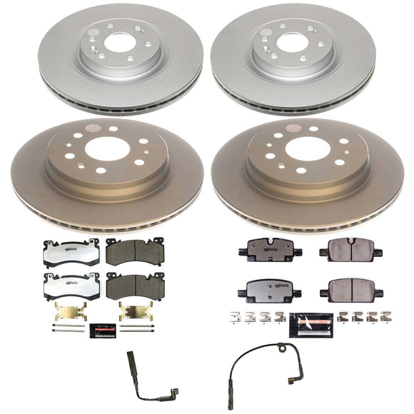 Z36 Truck & Tow Premium Carbon-Fiber Ceramic Brake Pad and Fully Coated Rotor Ki