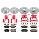 PowerStop Z23 Daily Driver Carbon-Fiber Ceramic Pads Drilled & Slotted Rotor & C