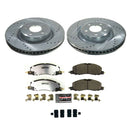 PowerStop Z36 Carbon-Fiber Ceramic Brake Pad with Drilled and Slotted Rotor Kit
