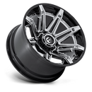 20x10 Fuel Off-Road FC401 Brawl Chrome With Gloss Black Lip 6x139.7 ET-18 Wheel