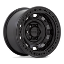 17X9 KMC KM236 TANK Beadlock Satin Black 5X127 ET-15 wheel/rim-1