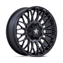 14X7 Msa Offroad Wheels M50 Clubber Black 4X137 4X156 ET10 Wheel Rim