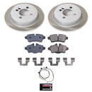 PowerStop Semi-Coated Rotor and Low-Dust Ceramic Brake Pad Kit