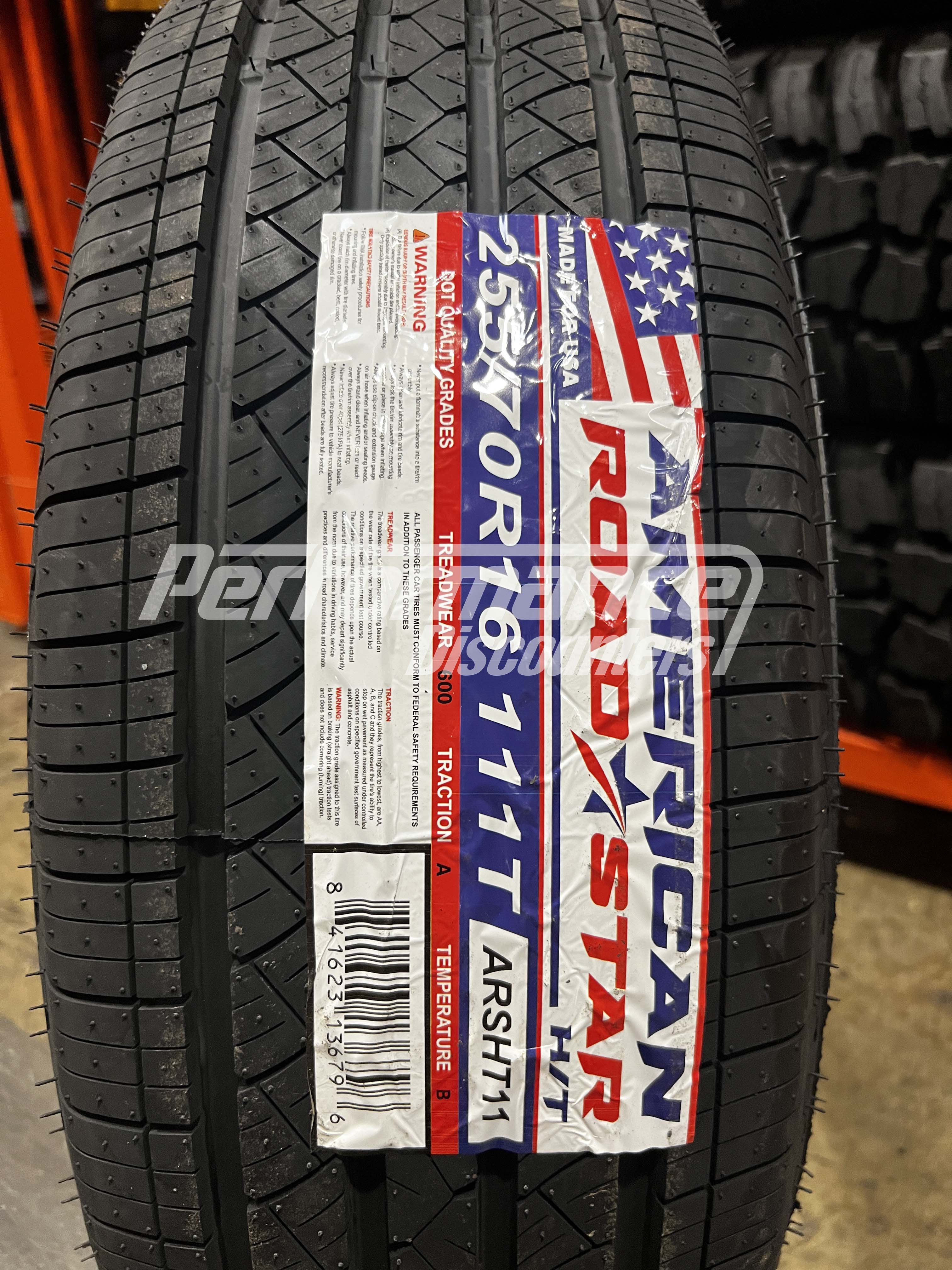 American Roadstar H/T Tire(s) 255/70R16 111T SL BSW 255 70 16 2557016