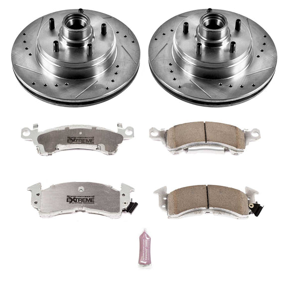PowerStop Z26 Street Performance Ceramic Brake Pad and Drilled & Slotted Rotor K