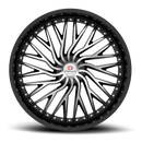 22x8.5 Cavallo CLV-43 Gloss Black 5x114.3/120 ET38 wheel/rim