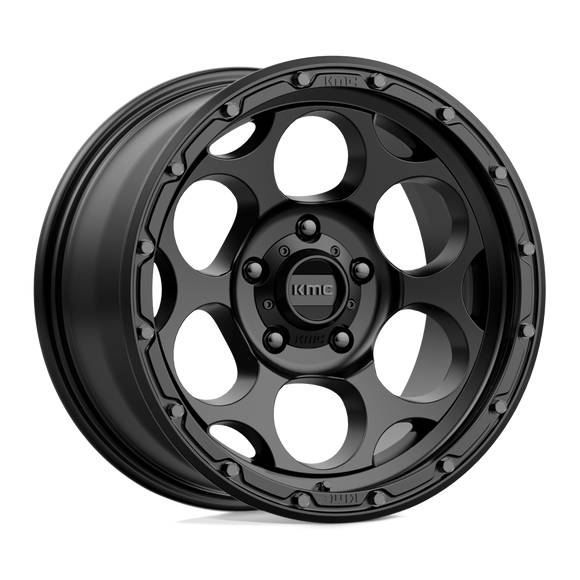 17X8.5 KMC KM541 DIRTY HARRY Textured Black 8X170 ET0 wheel/rim