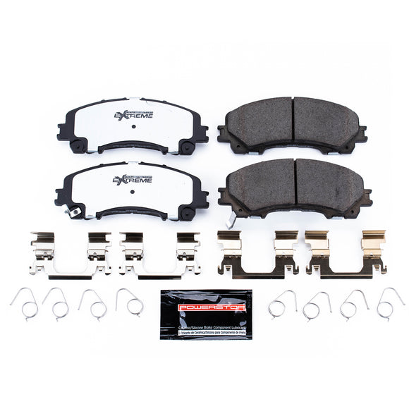 PowerStop Z26 Street Performance Carbon-Fiber Ceramic Brake Pads With Hardware