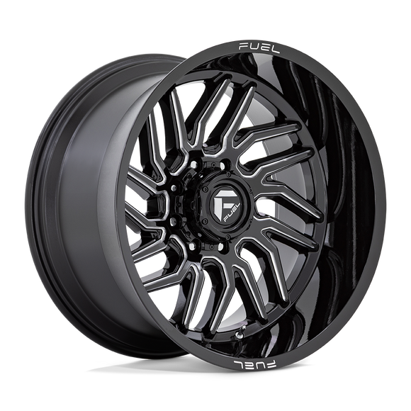 20x9 Fuel Off-Road D807 Hurricane Black 8x165.1 ET1 CB125.2 Wheel Rim