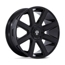 24X9 DUB DC273 Pull Gloss Black 5x115 ET15 Wheel Rim