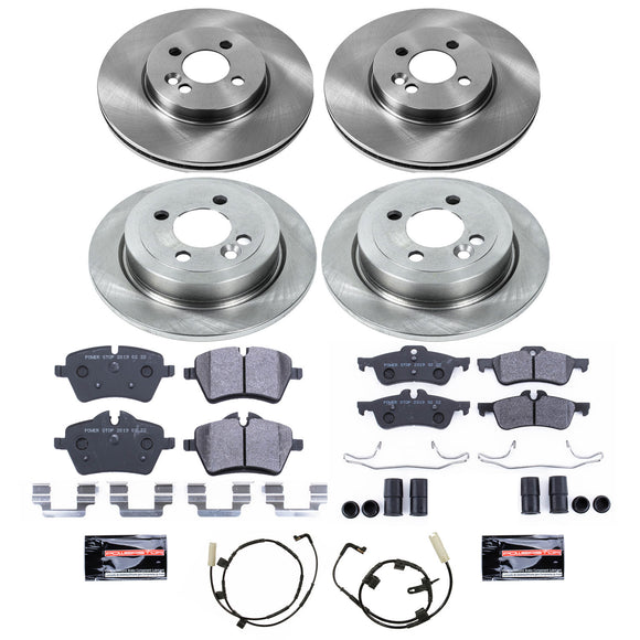 PowerStop Track Day High-Performance Brake Pad and Rotor Kit