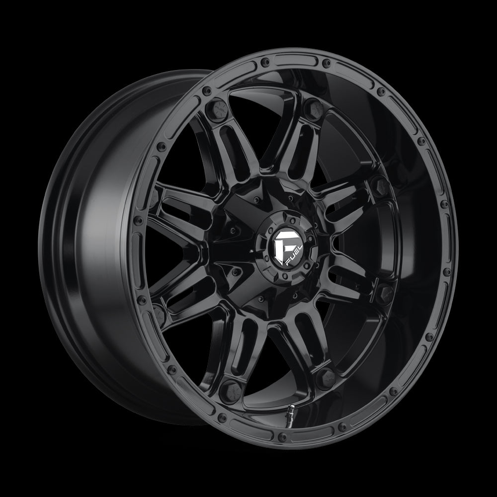 18X9 Fuel D625 HOSTAGE Gloss Black 5X114.3/5X127 ET-12 wheel/rim