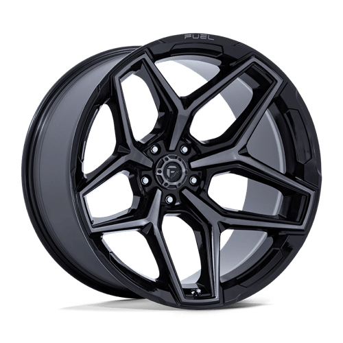 17x9 Fuel Off-Road Flux Gloss Black Brushed Face With Gray Tint 5x127 ET1 Wheel