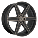 10x24 Niche Wheels Carina Matte Machined Double Dark Tint 5x139.7 ET25 CB78.10