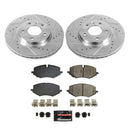 PowerStop Z23 Daily Driver Carbon-Fiber Ceramic Brake Pad and Drilled & Slotted