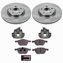 PowerStop OE Stock Replacement Low-Dust Ceramic Brake Pad, Rotor and Caliper Kit
