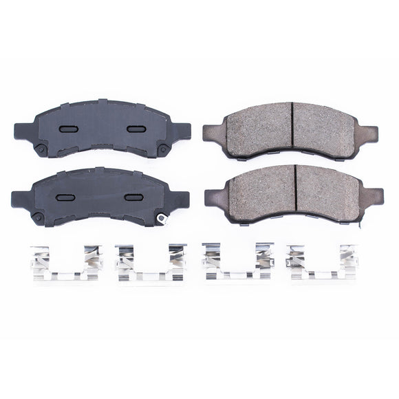 PowerStop Z17 Evolution Ceramic Brake Pads With Hardware