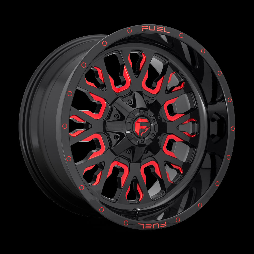 22X12 Fuel D612 Stroke Gloss Black-RTTC 6X135/6X139.7 ET-44 wheel/rim