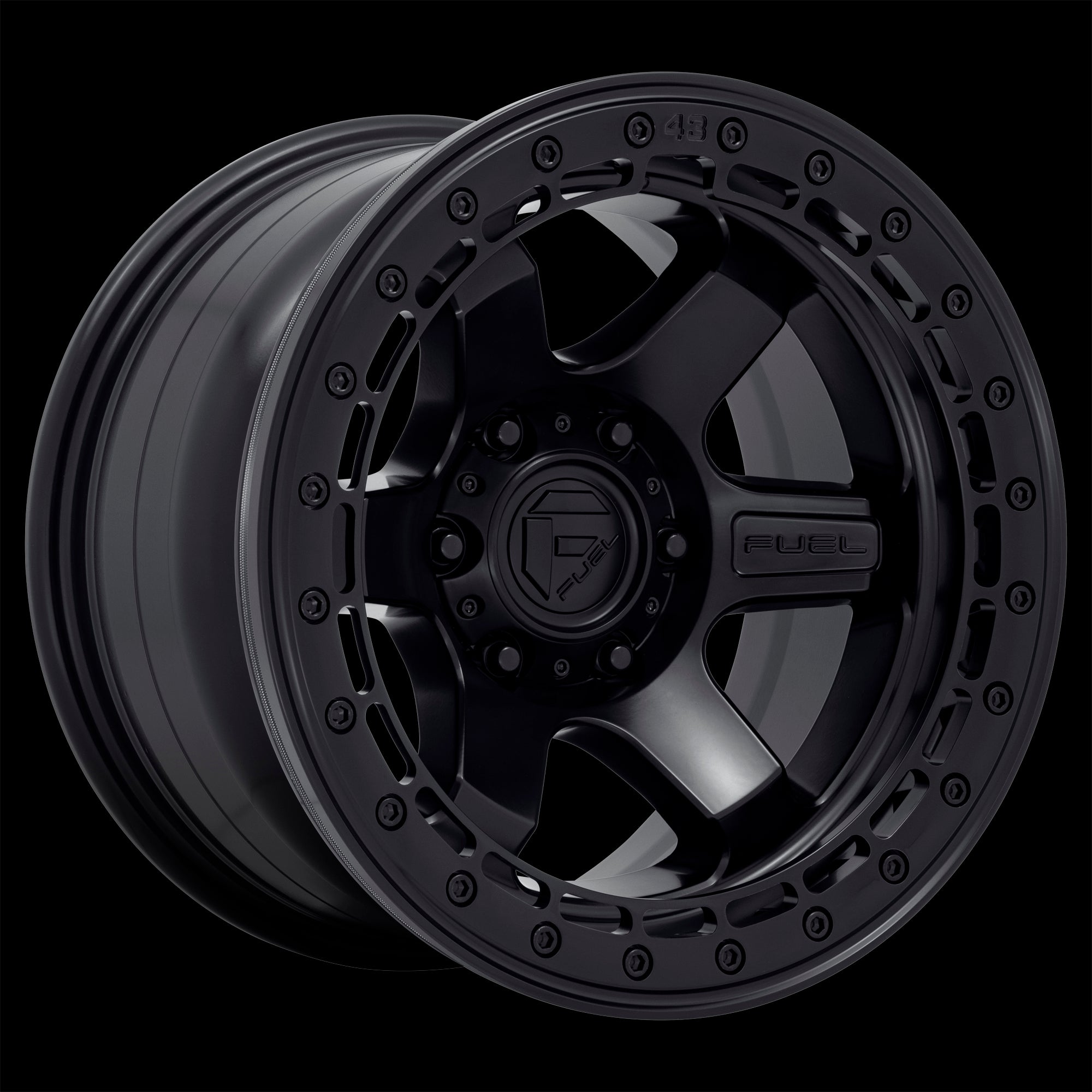 17X8.5 Fuel D122 BLOCK Beadlock MT-BLK MT-BLK-RG 6X135 ET0 wheel/rim