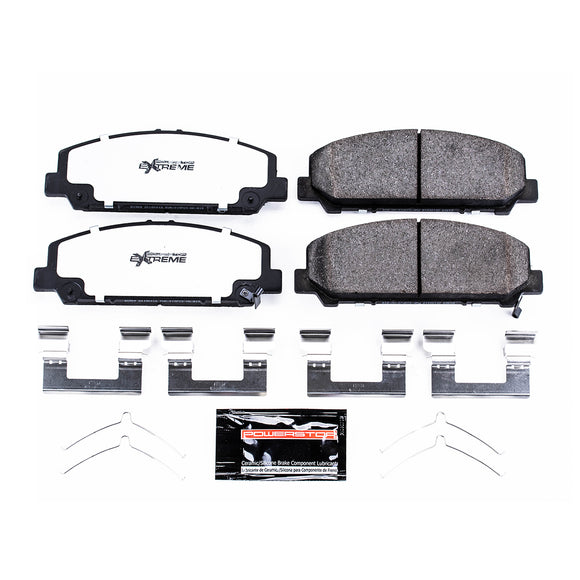PowerStop Z36 Truck And Tow Carbon-Fiber Ceramic Brake Pads With Hardware