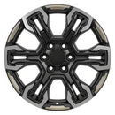 20" Replica CV65 fits Chevrolet Silverado 20 in. x 9 in. Gloss Black