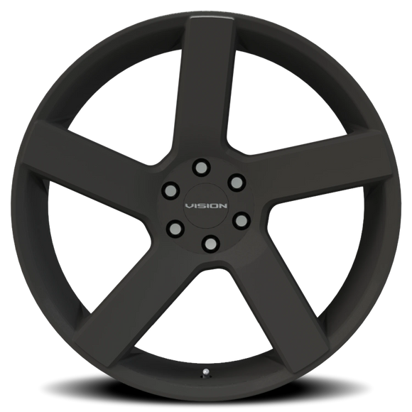 22x9.5 Vision 472 Switchback Satin Black Wheel 6x135 ET30 CB87.1
