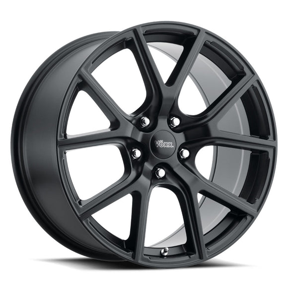18x8 Voxx Lumi Matte Black 5x115 ET20 wheel/rim