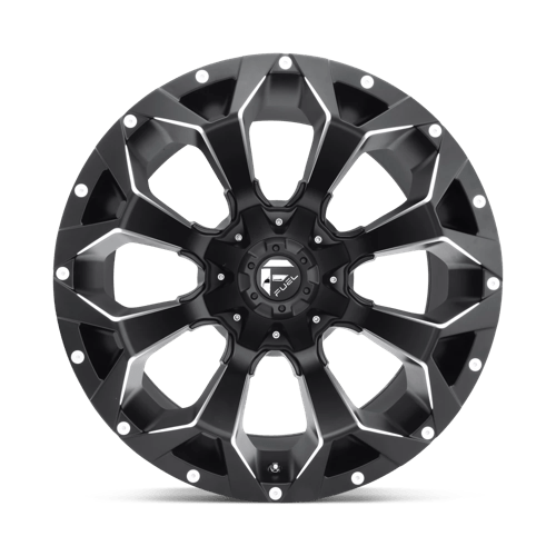 17x9 Fuel Off-Road D546 Assault Matte Black Milled 5x114.3 ET-12 CB78.1 Wheel